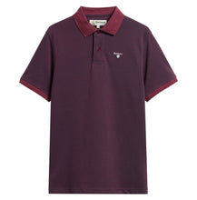 Load image into Gallery viewer, Barbour | Essential Sports Mix Tipped Polo Shirt in Bordeaux | MML0628 RE98