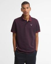 Load image into Gallery viewer, Barbour | Essential Sports Mix Tipped Polo Shirt in Bordeaux | MML0628 RE98