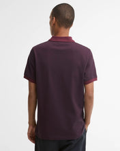 Load image into Gallery viewer, Barbour | Essential Sports Mix Tipped Polo Shirt in Bordeaux | MML0628 RE98