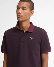 Load image into Gallery viewer, Barbour | Essential Sports Mix Tipped Polo Shirt in Bordeaux | MML0628 RE98