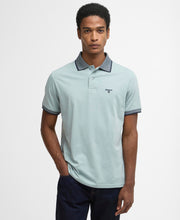 Load image into Gallery viewer, Barbour Cornsay Slate Blue Tipped Polo MML1281 BU64