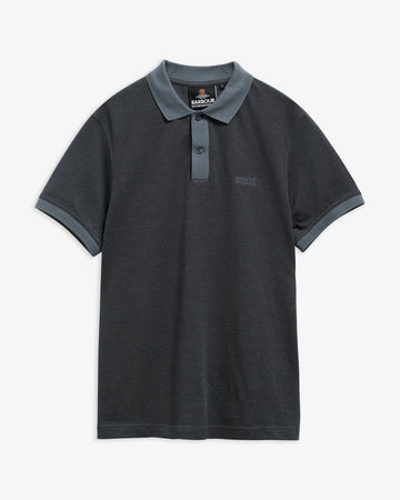 Barbour International Washed Black Polo MML1502 bk31