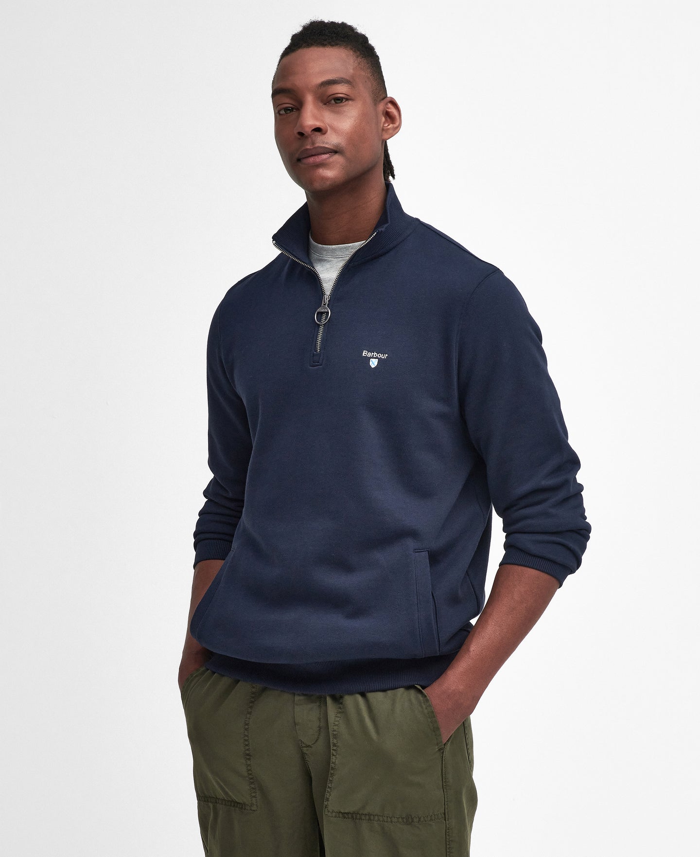 Barbour Beckhill Navy Sweatshirt mol0642 ny91