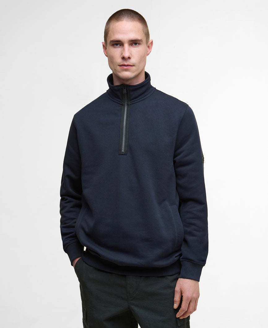 Barbour International Navy Zip Sweat mol0648 ny74