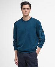Load image into Gallery viewer, Barbour International | Grip Sweatshirt in Emerald Green with Sleeve Pocket | mol0726 gn87