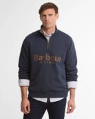 Barbour Fosse Zip Sweat Navy MOL0792 ny91