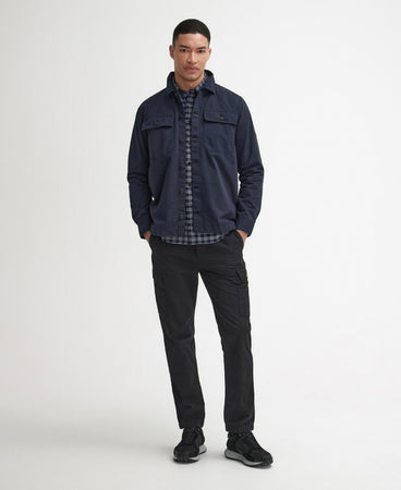 Barbour International Navy Arlo Overshirt mos0390 ny91