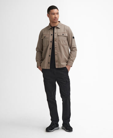 Barbour International Beige Arlo Overshirt mos0390