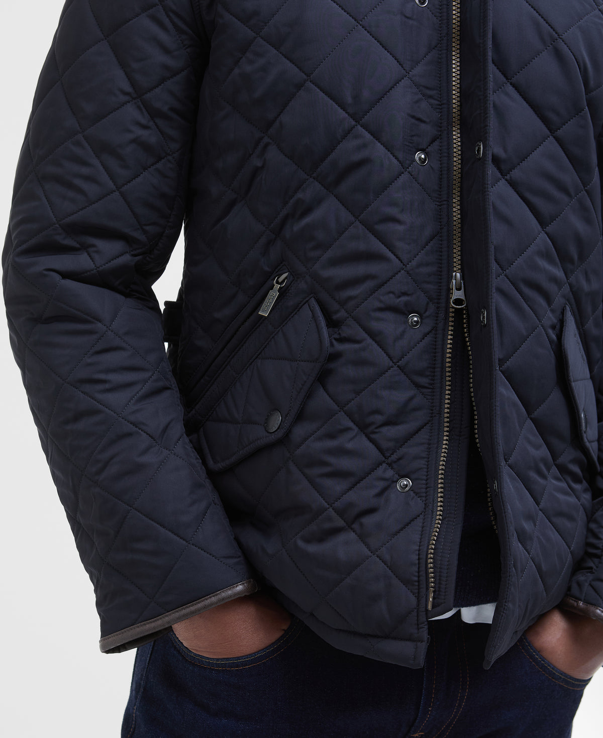 Barbour Powell Jacket Navy mqu0281 ny71