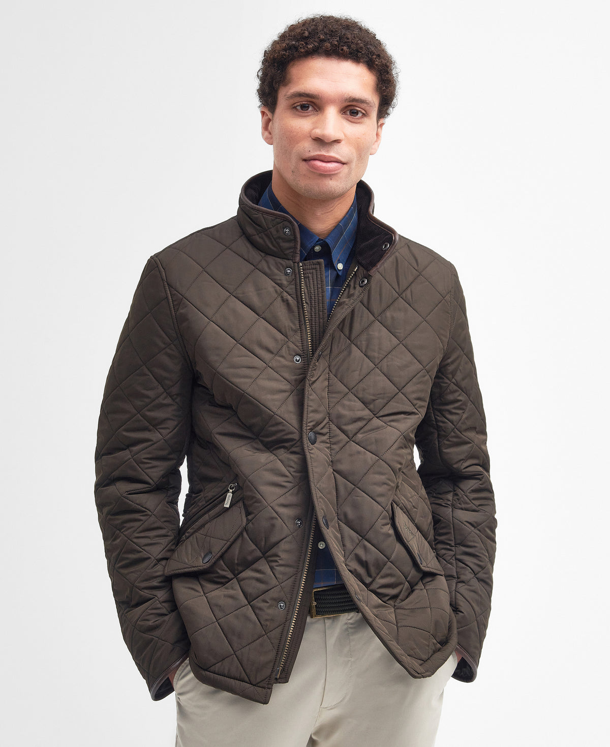 Barbour Powell Jacket Olive mqu0281 ol51