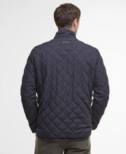 Load image into Gallery viewer, Barbour | Shovler Quilted Jacket in Navy with Brown Trim | MQU1585 ny91