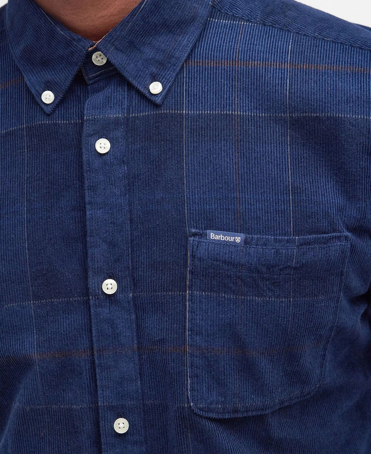 Barbour Blair Cord Shirt Navy MSH4986 TN54