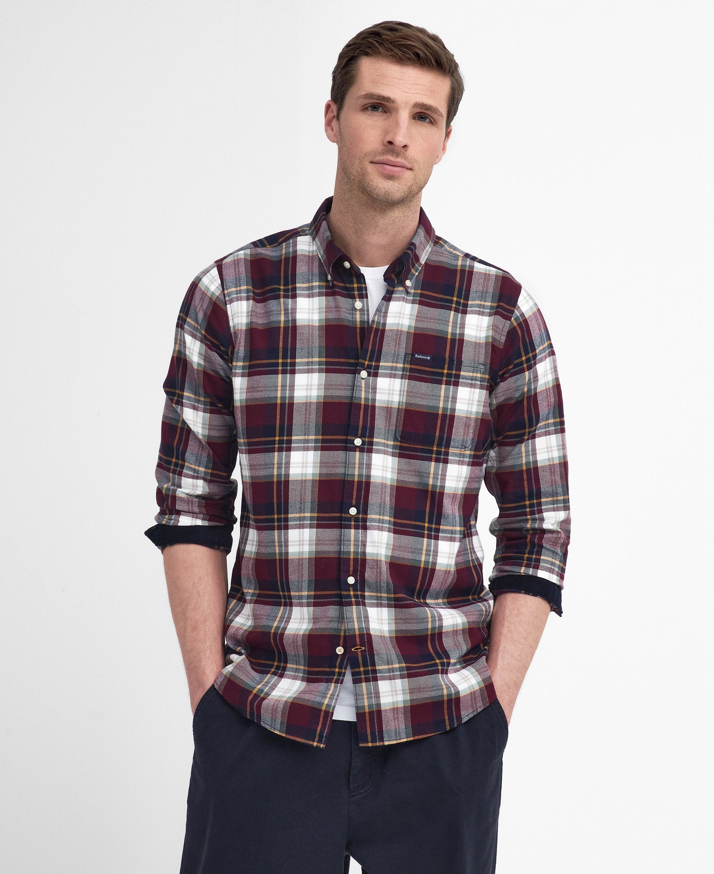 Barbour Merlot Check Shirt msh4995 re94