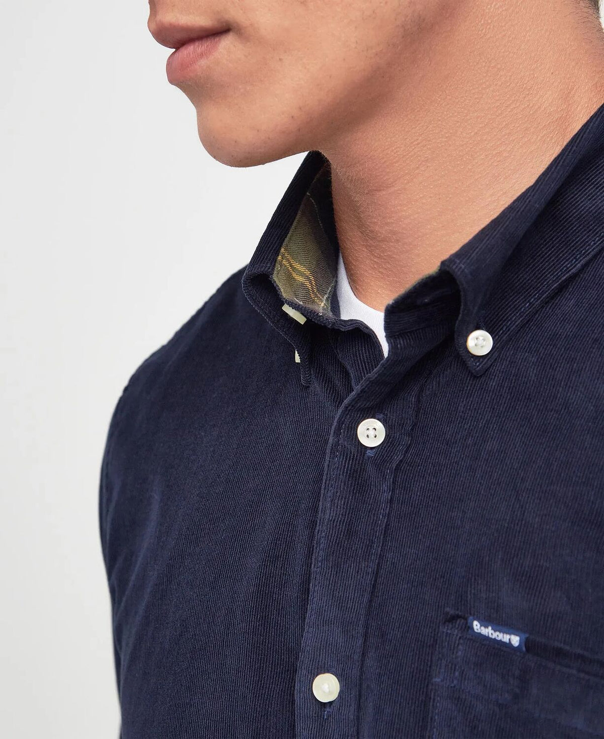 Barbour Ramsey Cord Shirt Navy MSH5001 ny91