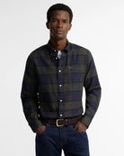 Barbour Green Check Shirt MSH5014 TN43