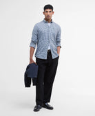 Barbour Padshaw Green Gingham Shirt MSH5027 gn51