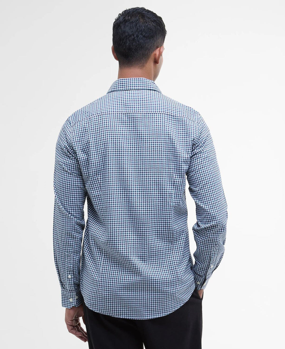 Barbour Padshaw Green Gingham Shirt MSH5027 gn51