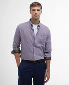 Barbour Padshaw Rich Red Gingham Shirt MSH5027 re33