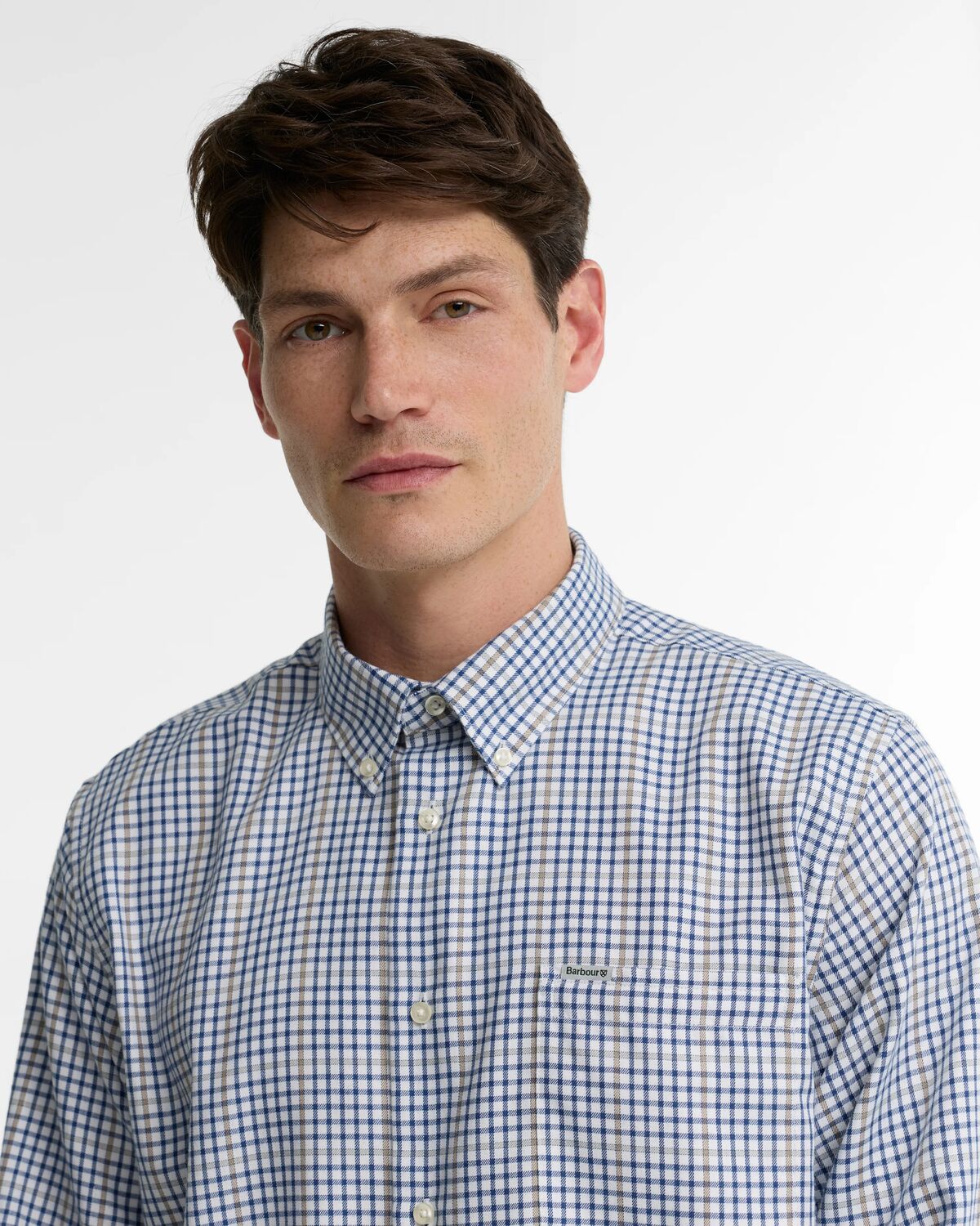 Barbour Henderson Blue Check Shirt MSH5044 bl91
