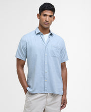 Load image into Gallery viewer, Barbour Nelson Linen Blend Shirt Blue MSH5093 BU23