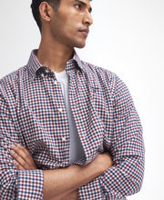 Load image into Gallery viewer, Barbour Finkle Gingham Shirt Merlot msh5242 re94