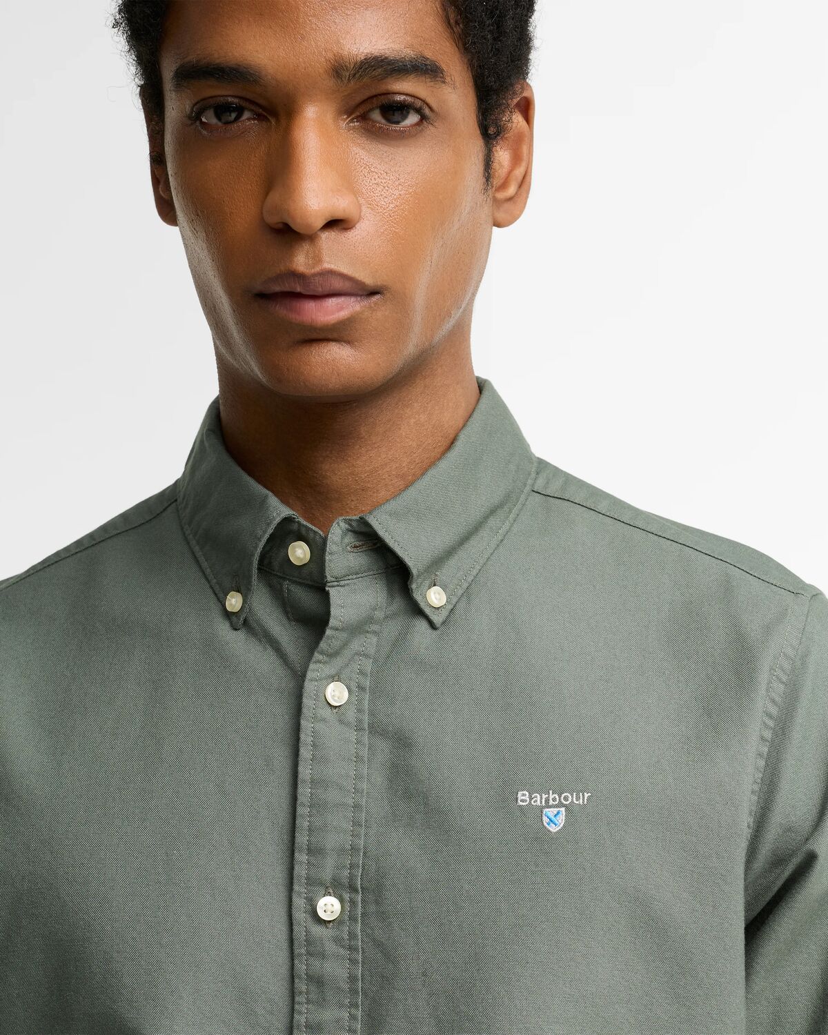Barbour Oxford Shirt Green MSH5301 GN49