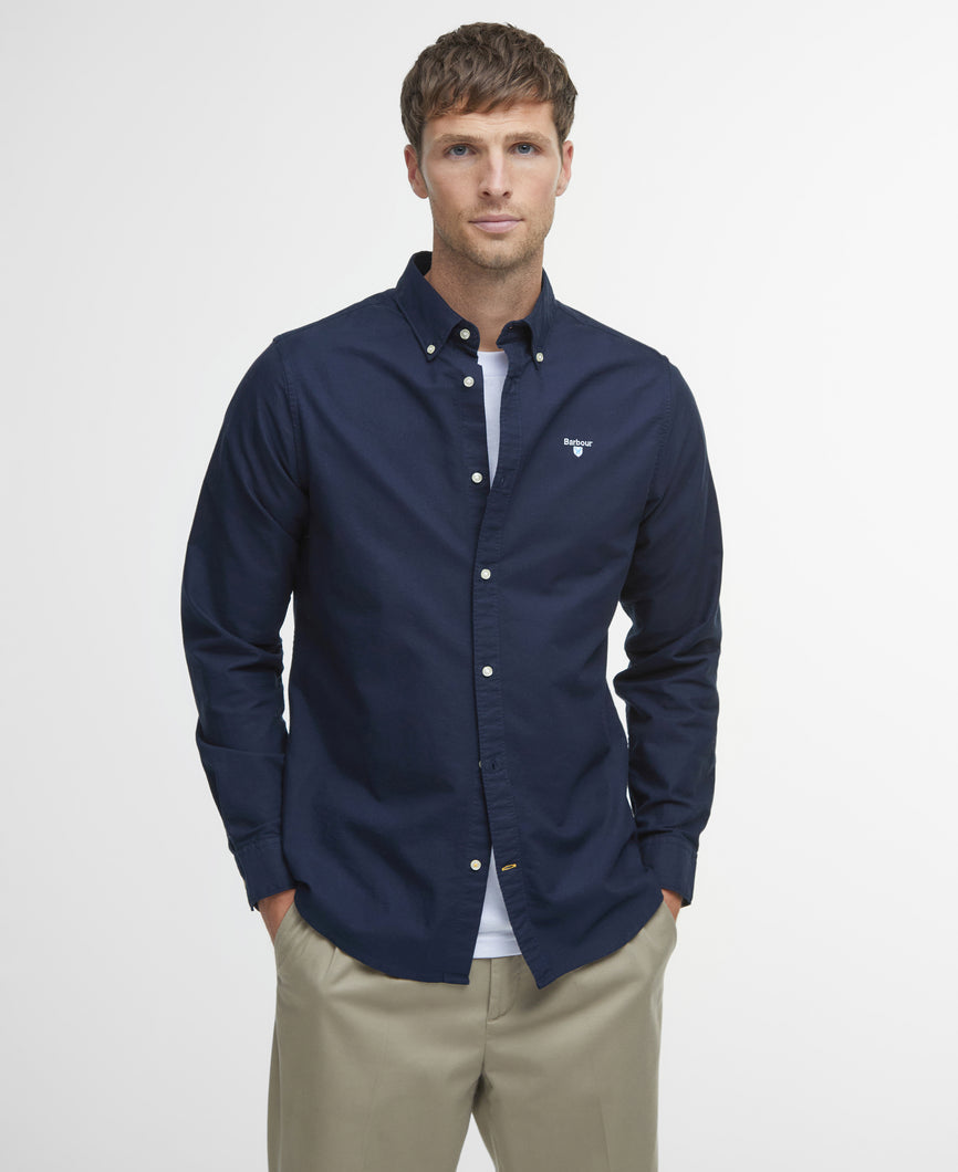Barbour Oxford Shirt Navy msh5301 ny91