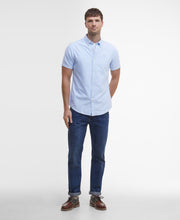 Load image into Gallery viewer, Barbour Oxford Short Sleeve Shirt Sky Blue MSH5313 bl32