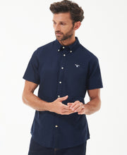 Load image into Gallery viewer, Barbour Oxford Short Sleeve Shirt Navy MSH5313 ny91
