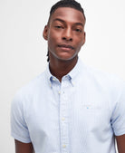 Barbour Oxtown Striped Shirt Blue MSH5447 bl32