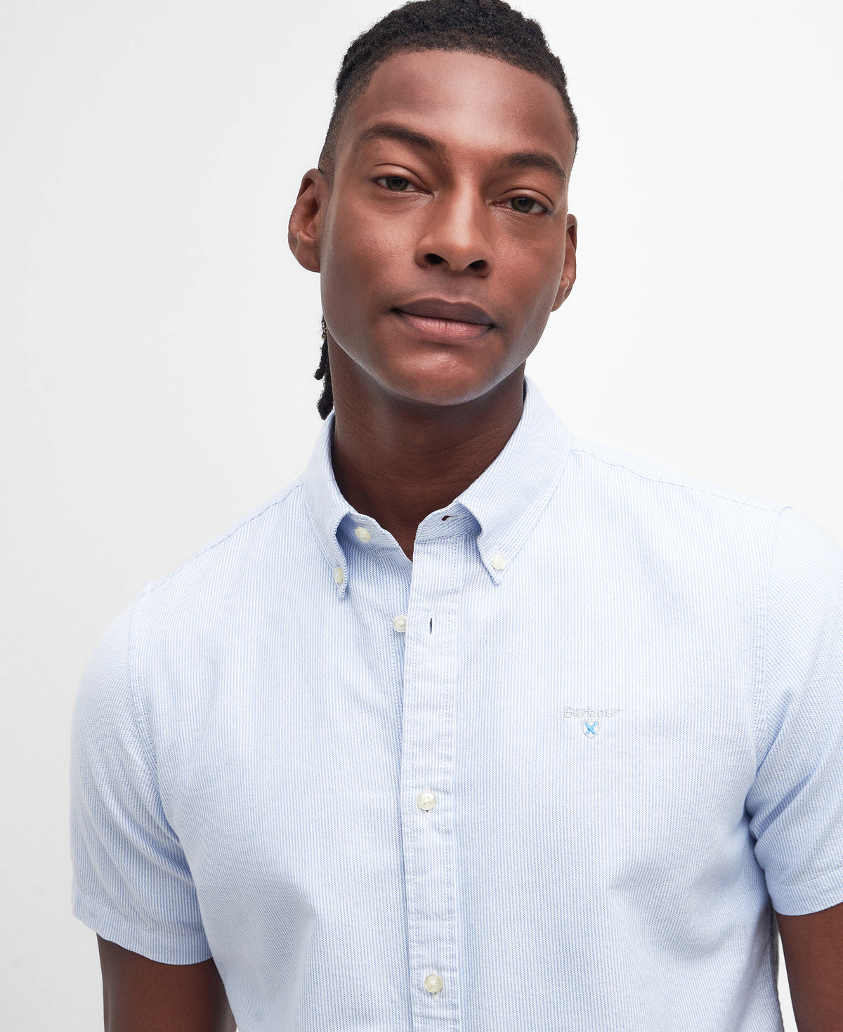 Barbour Oxtown Striped Shirt Blue MSH5447 bl32