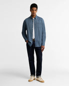 Barbour Marsden Shirt Tarn Blue MSH5527 BU75