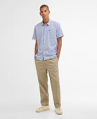 Barbour Nelson Check Shirt Blue MSH5718 bl33