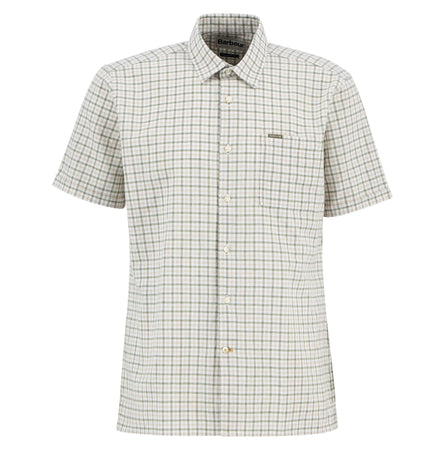 Barbour Nelson Check Shirt Stone MSH5718 st51