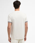 Barbour International White Tee MTS1603 wh32