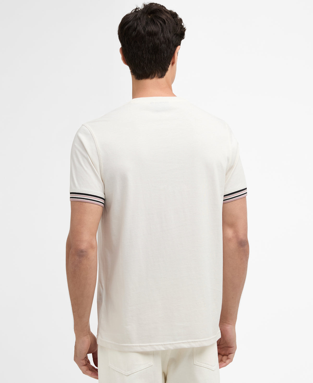 Barbour International White Tee MTS1603 wh32