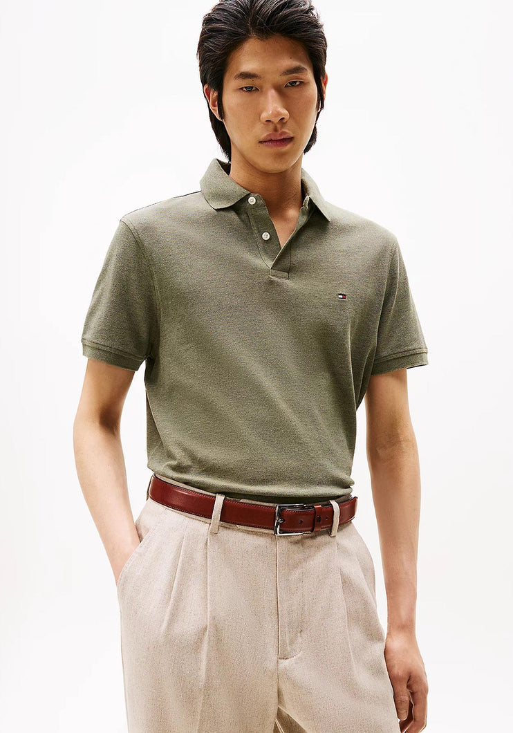 Tommy Hilfiger Olive Green Polo Shirt mw0mw17770 mrl