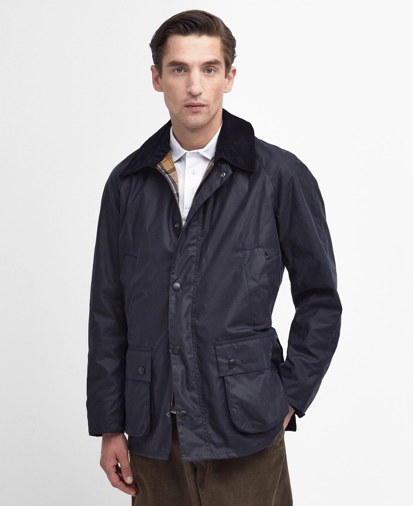 Barbour Ashby Wax Navy mwx0339 ny92