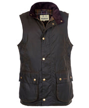 Load image into Gallery viewer, Barbour Westmorland Wax Olive Gilet MWX0723 ol71