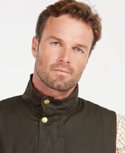 Load image into Gallery viewer, Barbour Westmorland Wax Olive Gilet MWX0723 ol71