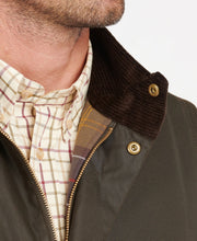 Load image into Gallery viewer, Barbour Westmorland Wax Olive Gilet MWX0723 ol71