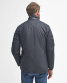 Barbour Hereford Wax Jacket Navy mwx1213 ny92