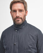 Barbour Hereford Wax Jacket Navy mwx1213 ny92