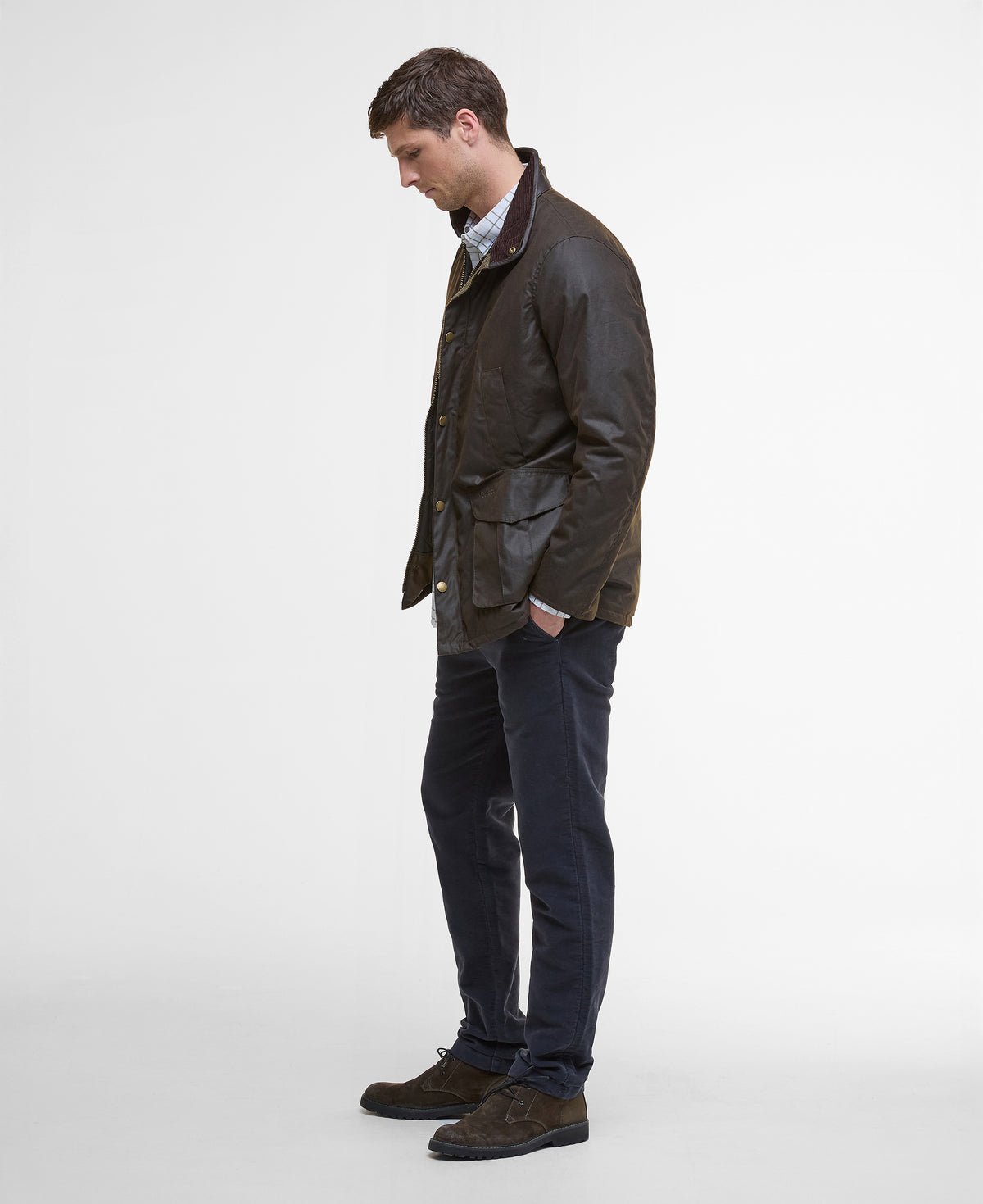Barbour Hereford Wax Jacket Olive mwx1213 ol71