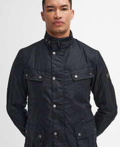 Barbour International | Duke Slim Fit Wax Jacket in Navy | MWX2140 NY91