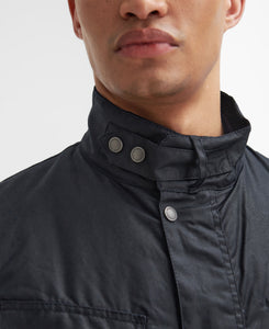 Barbour International | Duke Slim Fit Wax Jacket in Navy | MWX2140 NY91