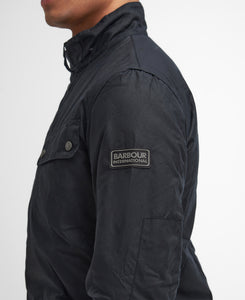 Barbour International | Duke Slim Fit Wax Jacket in Navy | MWX2140 NY91