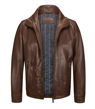 Milestone Brown Leather Jacket Neo 26