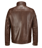 Milestone Brown Leather Jacket Neo 26