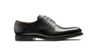 Barker Black Oakham with Rubber Sole